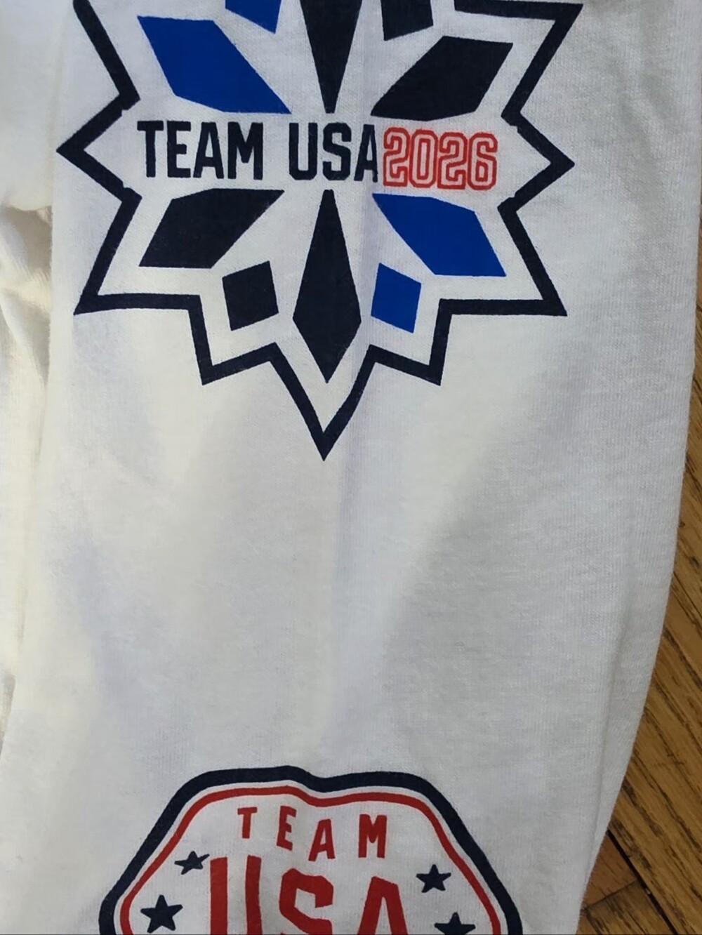 Team USA 2026 White Long-Sleeve Graphic Shirt L - Picture 4 of 5